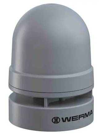 Produktfoto 1 von Werma EvoSIGNAL Mini Elektronischer Signalgeber Basis 230V ac IP66 95 dB @ 1m 2-Ton AC