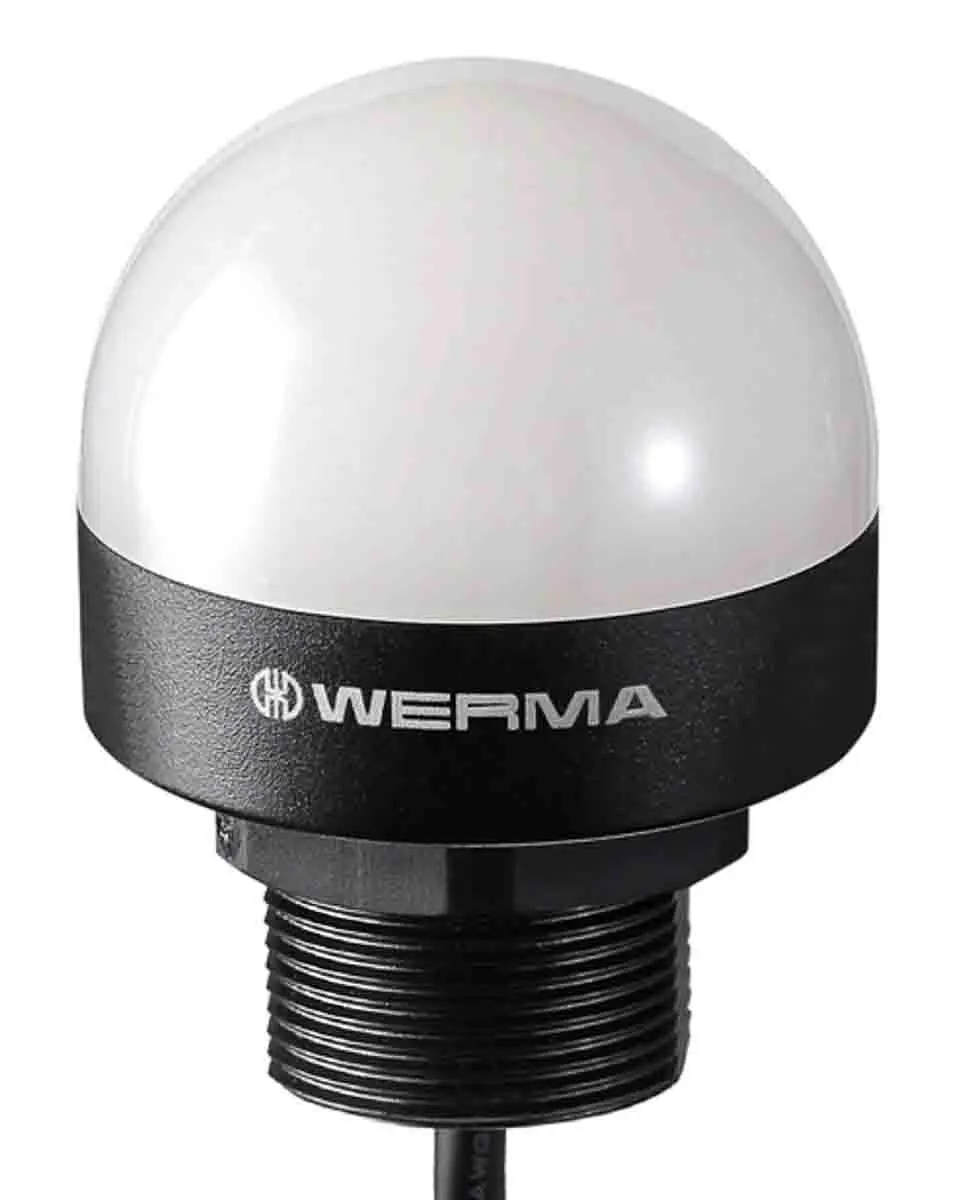 Produktfoto 1 von Werma MC55 LED Signalleuchte Klar, 24 V, Ø 55mm x 71mm