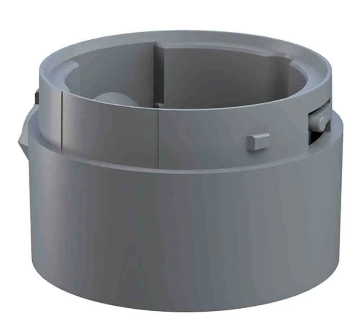 Werma EvoSIGNAL Montageadapter Grau, für Serie EvoSIGNAL, Montagesockel, LED