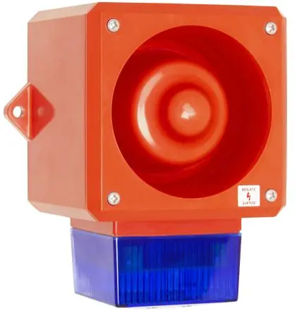 Produktfoto 1 von Clifford & Snell YL50 Xenon, Stroboskop-Licht Beacon-Sounder-Kombination 230V ac Blau IP66 Wand, Einbaumontage / 112 dB