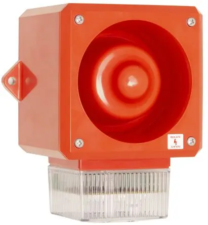 Produktfoto 1 von Clifford & Snell YL50 Xenon, Stroboskop-Licht Beacon-Sounder-Kombination 110V ac Klar IP66 Einbaumontage, Wand / 112 dB