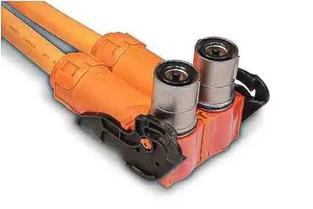 Amphenol Industrial PL282 Stromversorgungssteckverbinder in robuster Ausführung Kabel 300A Presssitz Stecker/Buchse