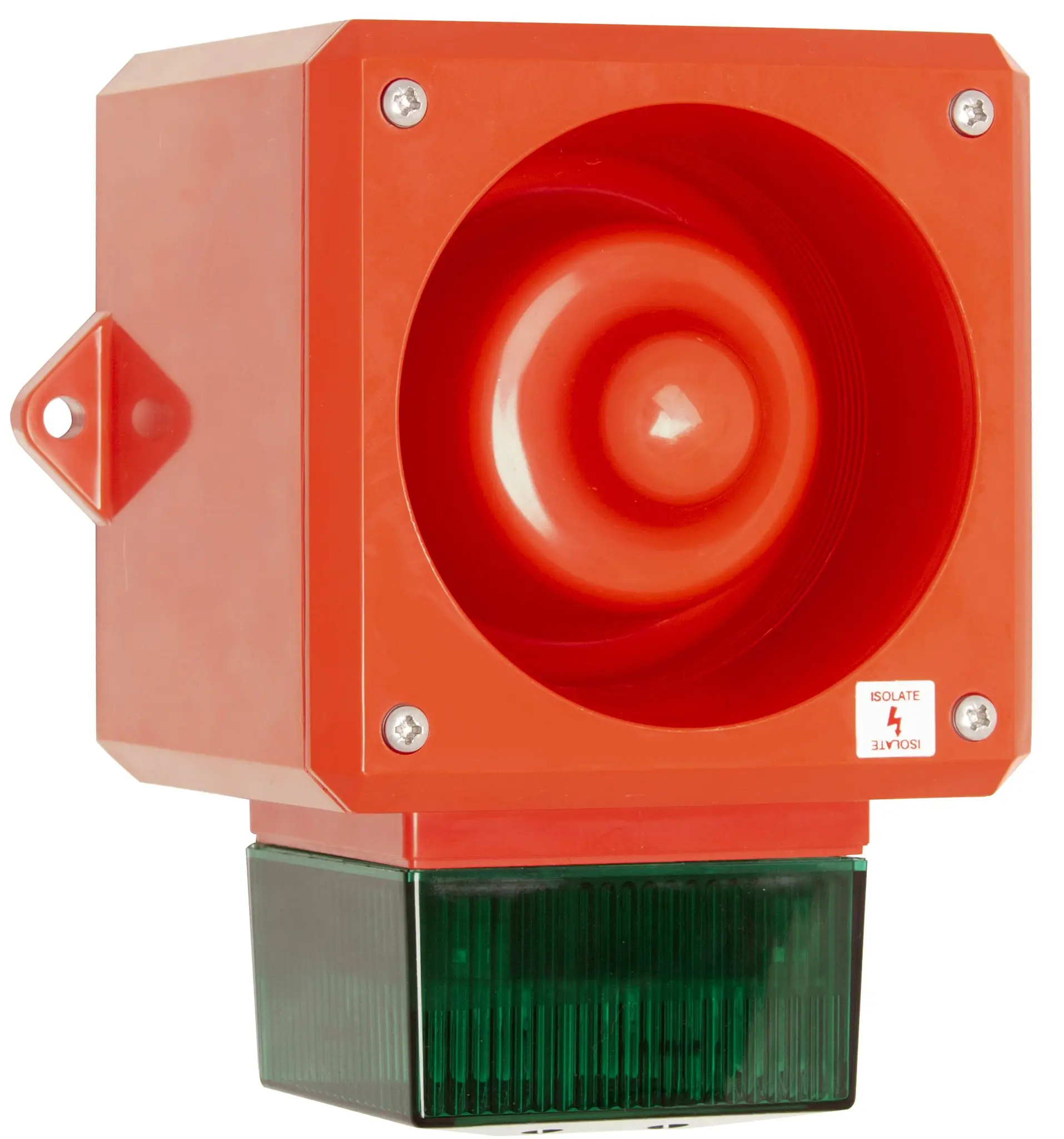 Produktfoto 1 von Clifford & Snell YL5IS LED Blink-Licht Alarm-Leuchtmelder Grün / 105dB, 12 → 24 V dc
