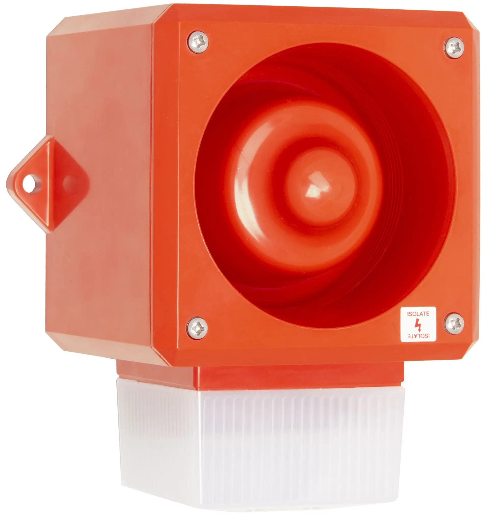 Produktfoto 1 von Clifford & Snell YL5IS LED Blink-Licht Alarm-Leuchtmelder Opal / 105dB, 12 → 24 V dc