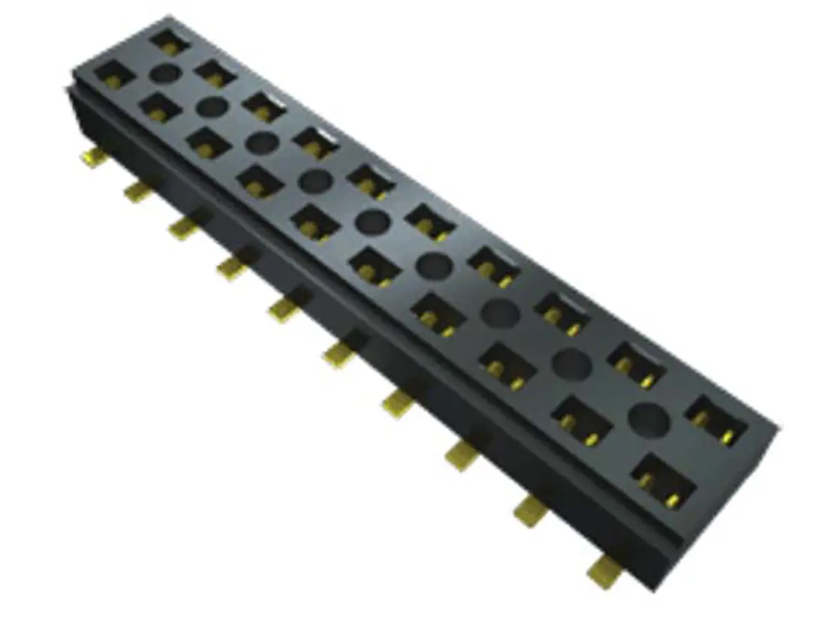 Produktfoto 1 von Samtec CLT Leiterplattenbuchse Gerade Oberfläche 20-polig / 2-reihig, Raster 2 mm Lot