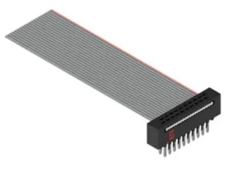 Produktfoto 1 von Samtec FFMD Flachbandkabel Flacher IDC-Draht AWG, Raster 1.27 mm