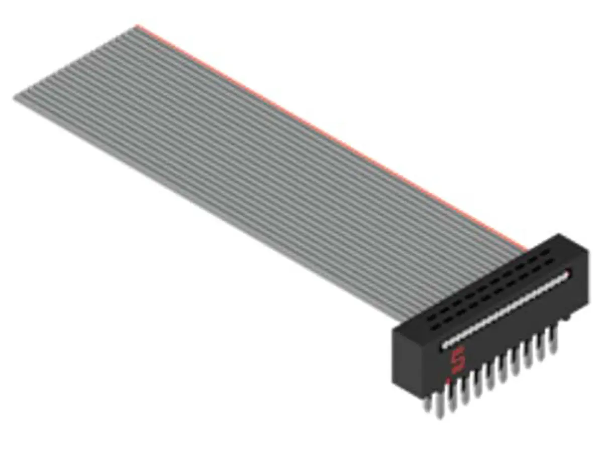 Produktfoto 1 von Samtec FFMD Flachbandkabel, Anschluss A Tiger Eye IDC