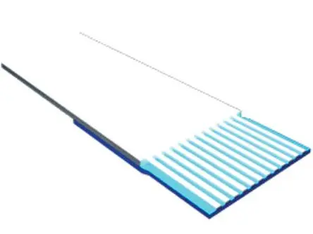 Produktfoto 1 von Samtec FJH Flachbandkabel Flach, Raster 0.5 mm 4 mm