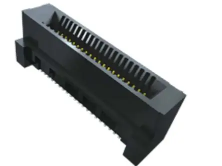 Produktfoto 1 von Samtec Serie HSEC8 Kantensteckverbinder Buchse, 0.8 mm, 10-polig, 1-reihig, Vertikal, Oberfläche Lot