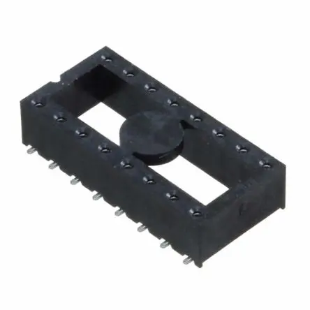 Samtec ICF DIL-Sockel Vertikal, 16-Pin Leiterplattenmontage Gestanzt Zinn, Raster 2.54 mm Raster Offene Bauform