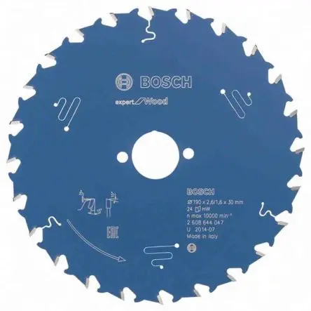 Produktfoto 1 von Bosch 24 Wolframcarbid Holz Kreissägeblatt, Ø 190 mm 1