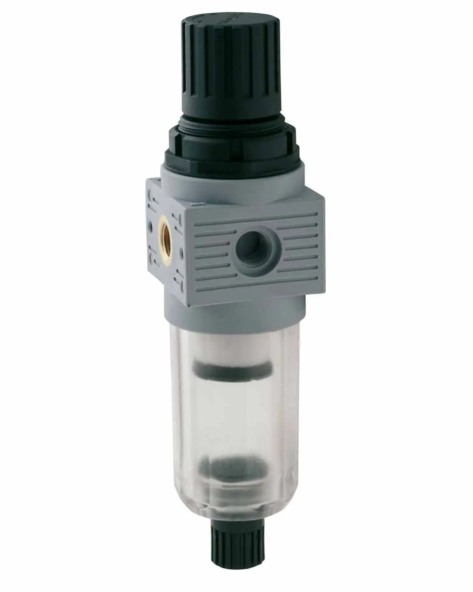 RS PRO Fittings 20 μm Filterregler Manuell, Halbautomatik, Anschluss 1/8 in bis 12 bar