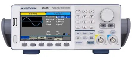 Produktfoto 1 von BK Precision 4063B Arbiträr-Funktionsgenerator mit LCD 2, 1 Hz, USB, LAN