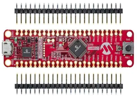 Produktfoto 1 von Microchip SAMD21 Curiosity Nano Evaluierungskit 32-Bit-MCU, Evaluierungskit Nano-Evaluierungskit ARM 32-Bit-Cortex M4