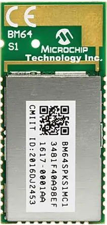 Produktfoto 1 von Microchip Bluetooth Modul Klasse 1, Klasse 2, 5.0, 15 dBm -90 dBm
