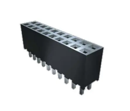 Produktfoto 1 von Samtec SQT Leiterplattenbuchse gewinkelt Oberfläche 32-polig / 2-reihig, Raster 2 mm Lot