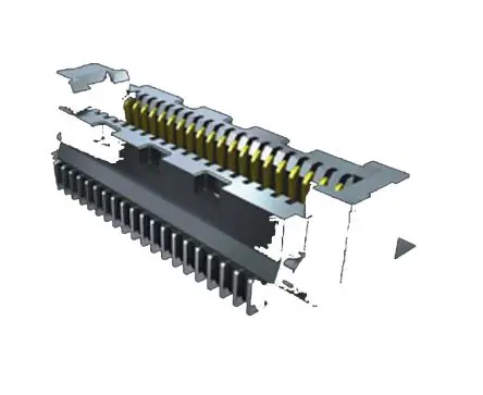 Produktfoto 1 von Samtec SS5 Leiterplattenbuchse Gerade Oberfläche 160-polig / 2-reihig, Raster 0.5 mm Lot