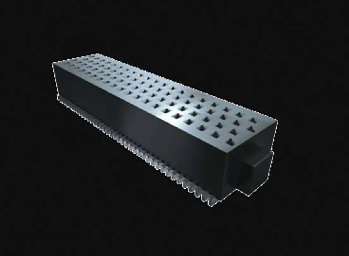 Produktfoto 1 von Samtec SOLC Leiterplattenbuchse Gerade Oberfläche 160-polig / 4-reihig, Raster 1.27 mm Lot
