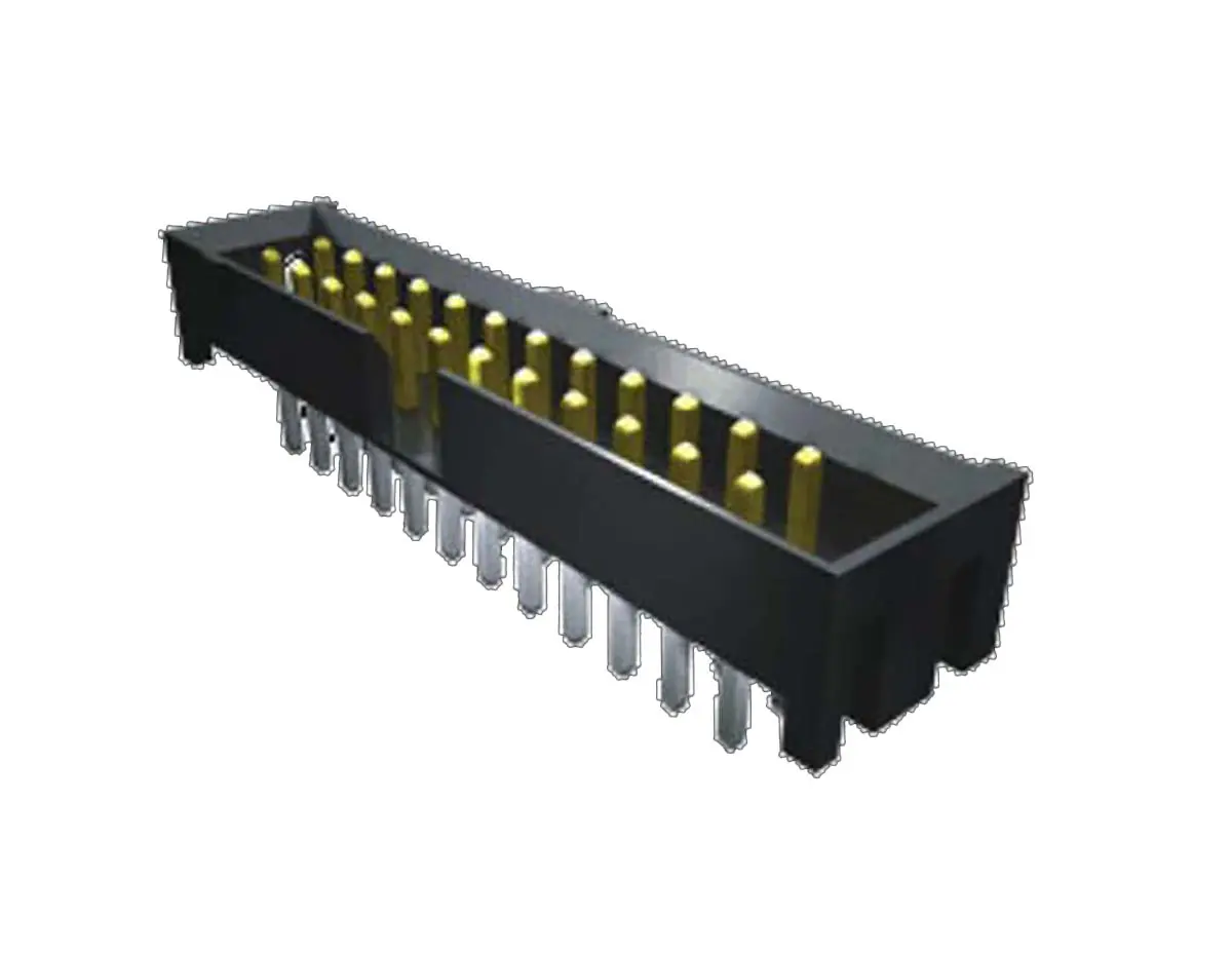Produktfoto 1 von Samtec STMM Leiterplattenleiste Gerade, 20-polig / 2-reihig, Raster 2 mm Raster Oberfläche, Kabel-Platine, Ummantelt