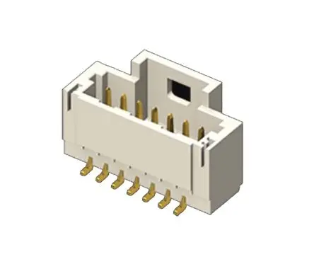 Produktfoto 1 von Samtec T1M Leiterplattenleiste Gerade, 2-polig / 1-reihig, Raster 1 mm Raster Oberfläche, Kabel-Platine, Ummantelt