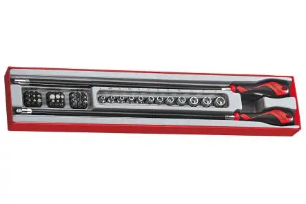 Produktfoto 1 von Teng Tools Schraubendrehersatz Austauschbarer Standard-Schraubendrehersatz, 41-teilig ESD-Sicherheit
