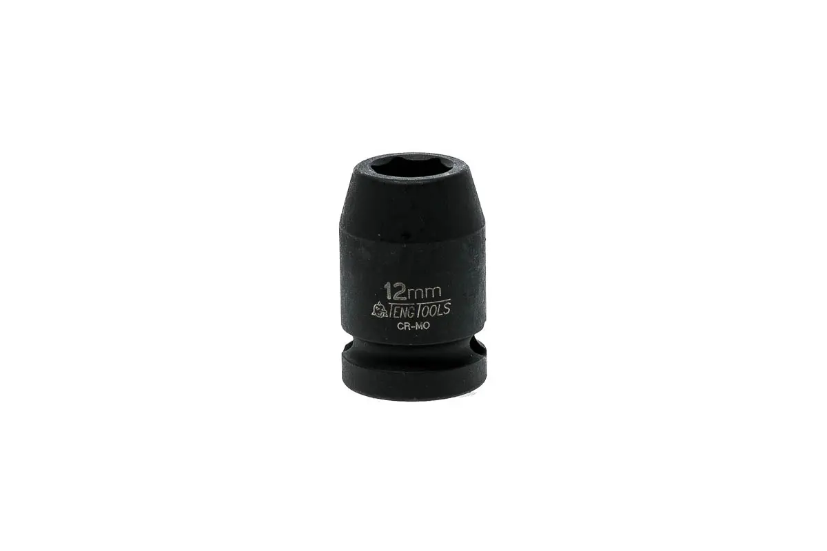 Produktfoto 1 von Teng Tools 12.7 mm, 12 mm Sechskant Schlag-Steckschlüssel lang Chrom-Molybdän-Stahl, 25 mm
