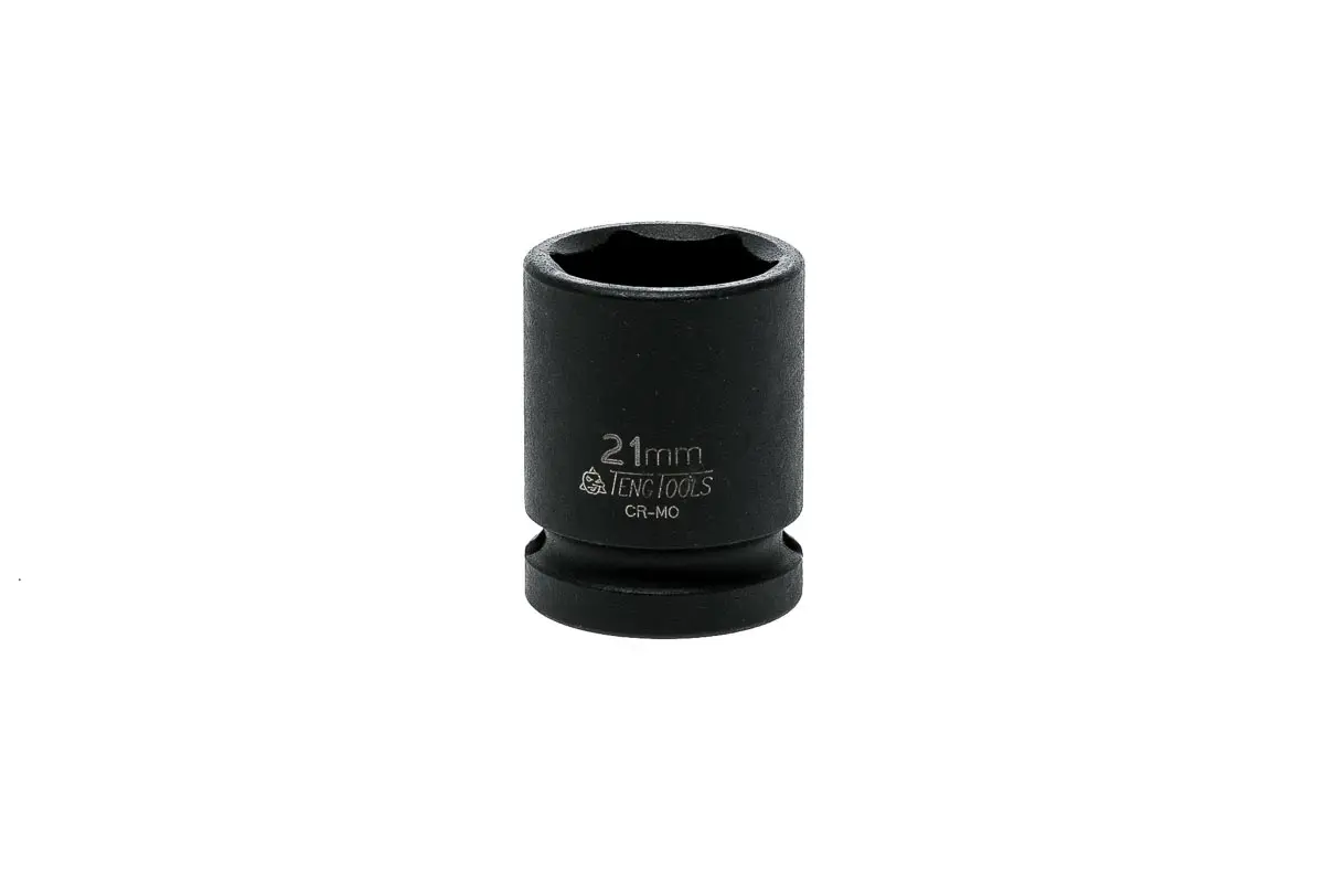 Produktfoto 1 von Teng Tools 12.7 mm, 21 mm Standard-Steckschlüssel Schlag-Steckschlüssel lang Chrom-Molybdän-Stahl, 31 mm