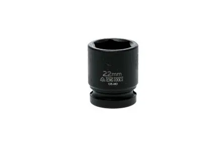 Produktfoto 1 von Teng Tools 12.7 mm, 22 mm Standard-Steckschlüssel Schlag-Steckschlüssel lang Chrom-Molybdän-Stahl, 32.5mm