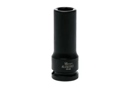 Produktfoto 1 von Teng Tools 12.7 mm, 16 mm 6-Kant Schlag-Steckschlüssel lang Chrom-Molybdän-Stahl, 25mm