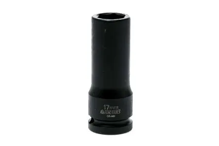 Produktfoto 1 von Teng Tools 12.7 mm, 17 mm Sechskant Schlag-Steckschlüssel lang Chrom-Molybdän-Stahl, 26 mm