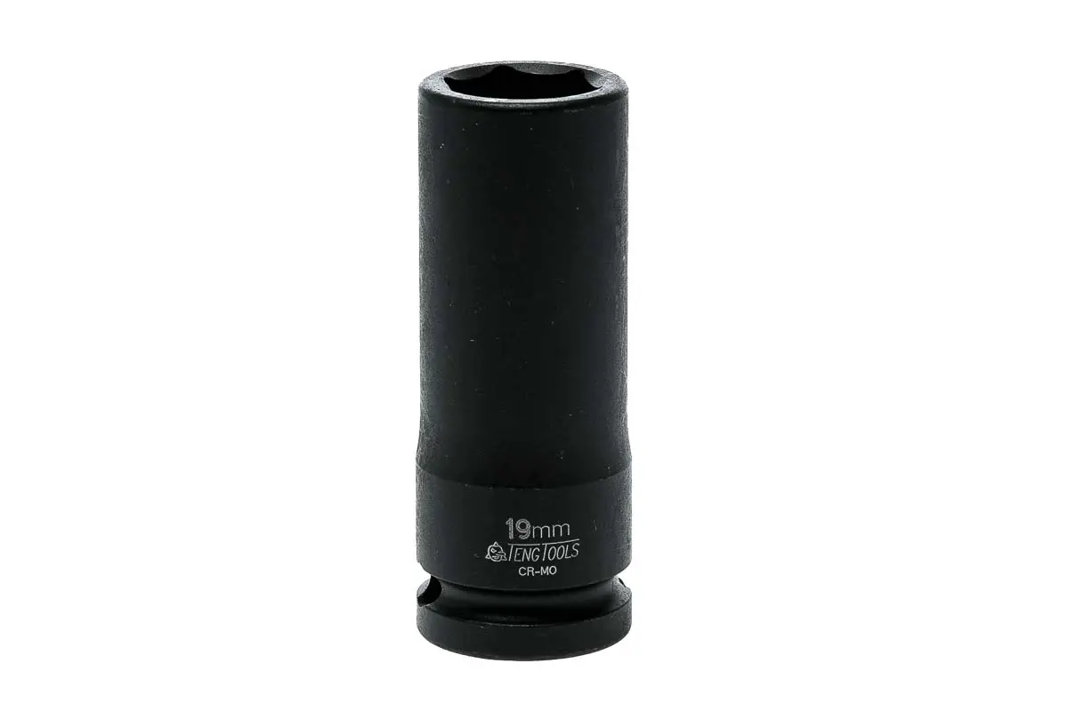 Produktfoto 1 von Teng Tools 12.7 mm, 19 mm Sechskant Schlag-Steckschlüssel lang Chrom-Molybdän-Stahl, 28.5 mm