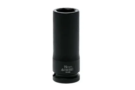 Produktfoto 1 von Teng Tools 12.7 mm, 19 mm Sechskant Schlag-Steckschlüssel lang Chrom-Molybdän-Stahl, 28.5 mm