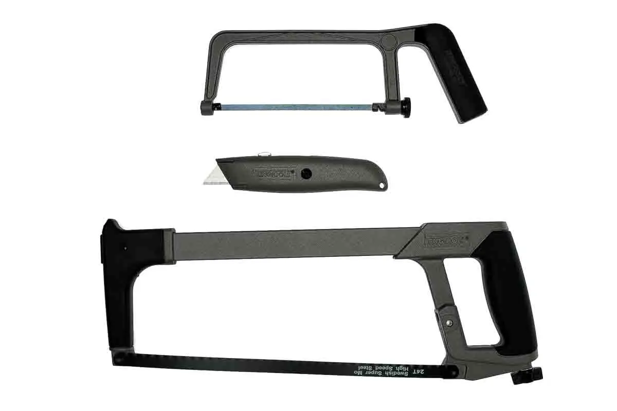Produktfoto 1 von Teng Tools 40 mm Klinge Bügelsäge aus Stahl, 32 Zähne/Zoll