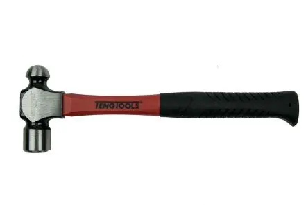 Produktfoto 1 von Teng Tools Hammer, Kugelhammer aus Kohlenstoffstahl 483 g Fiberglas-Stiel 30mm