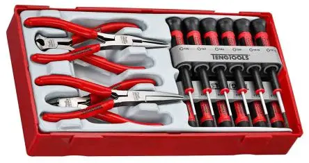 Produktfoto 1 von Teng Tools Kfz-Werkzeug Werkzeugsatz, Tasche 16-teilig
