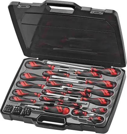 Produktfoto 1 von Teng Tools Schraubendrehersatz, 53-teilig Geschlitzt
