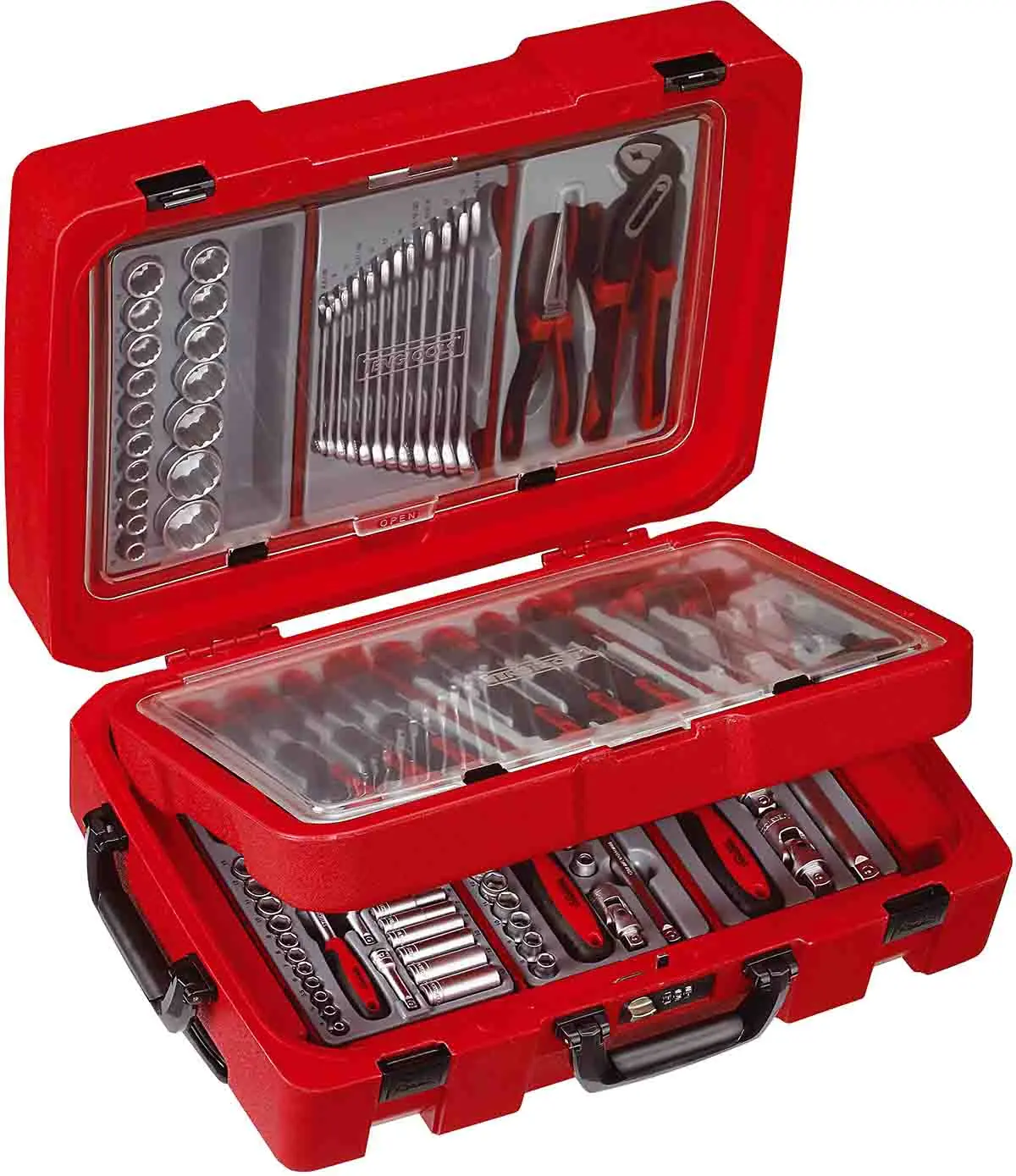 Produktfoto 1 von Teng Tools Servicekoffer-Werkzeug Werkzeugsatz, Tasche 100-teilig