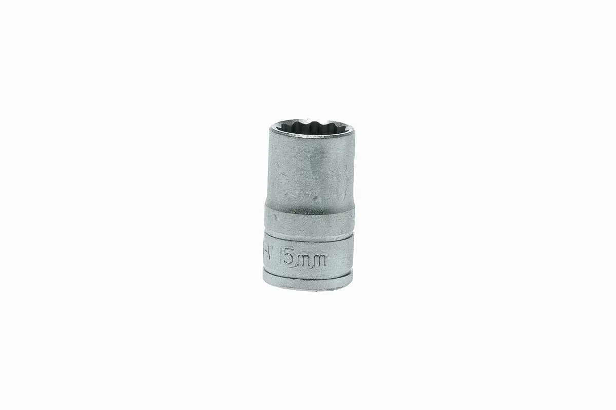 Produktfoto 1 von Teng Tools 1/2 in 12-Kant Buchse SW 15 mm 12-Kant x 38 mm