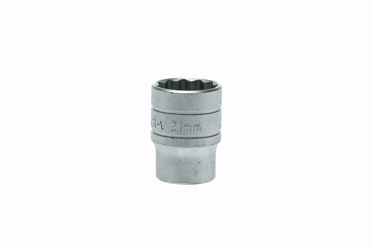 Produktfoto 1 von Teng Tools 1/2 in 12-Kant Buchse SW 21 mm 12-Kant x 38 mm