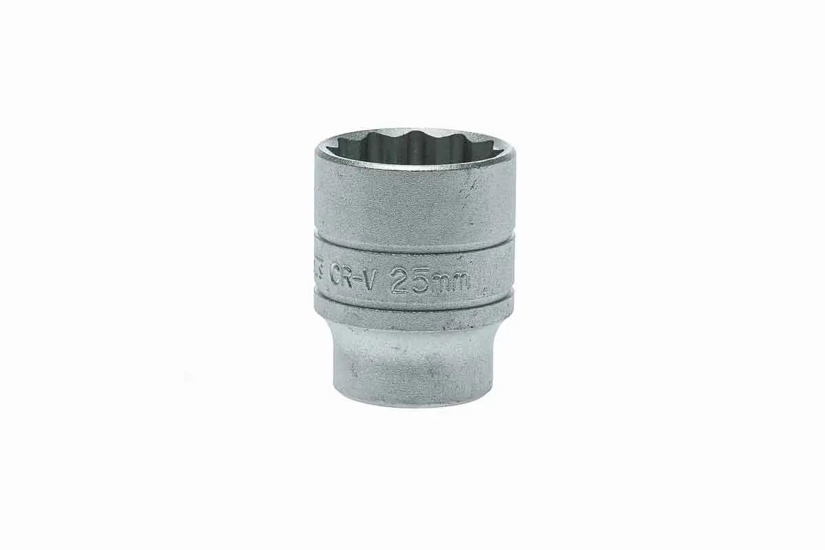 Produktfoto 1 von Teng Tools 1/2 in 12-Kant Buchse SW 25 mm 12-Kant x 40 mm
