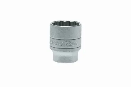 Produktfoto 1 von Teng Tools 1/2 in 12-Kant Buchse SW 26 mm 12-Kant x 40mm