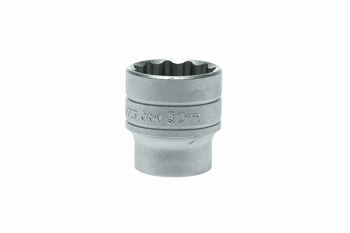 Produktfoto 1 von Teng Tools 1/2 in 12-Kant Buchse SW 30 mm 12-Kant x 43 mm