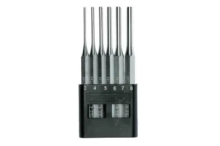 Produktfoto 1 von Teng Tools Splintentreiber Satz, Ø 8mm, 6-teilig, Länge 150 mm, Splinttreiber