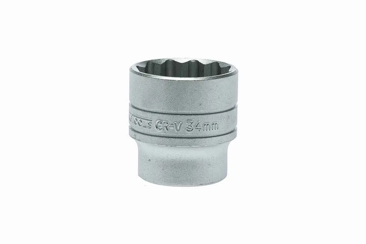 Produktfoto 1 von Teng Tools 1/2 in 12-Kant Buchse SW 34 mm 12-Kant x 45.5 mm