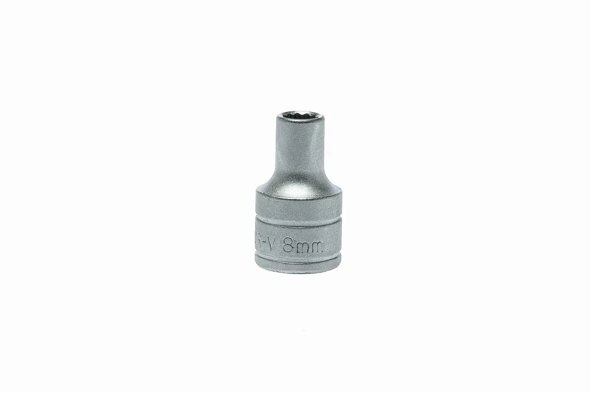 Produktfoto 1 von Teng Tools 1/2 in 12-Kant Buchse SW 8 mm 12-Kant x 38 mm