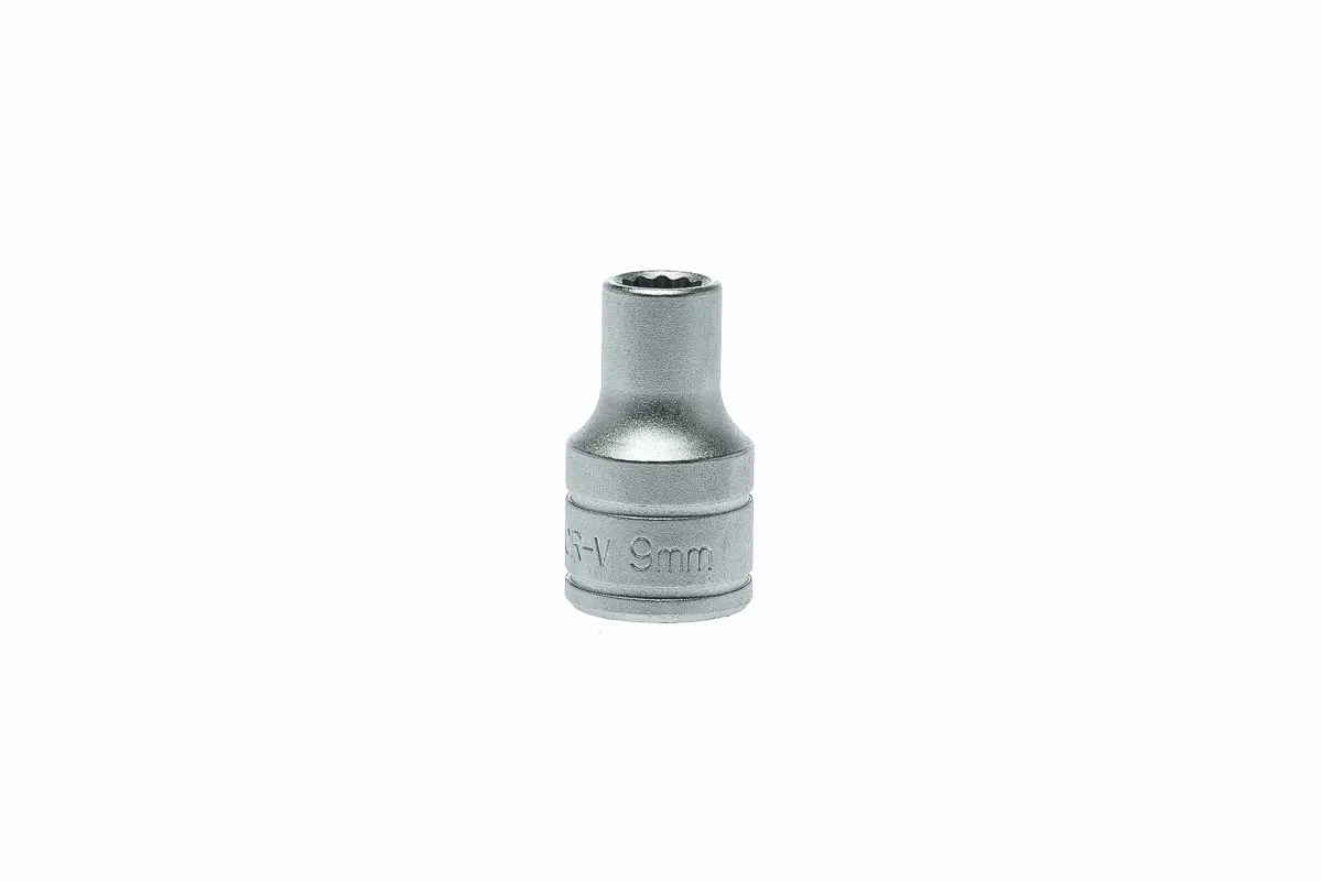 Produktfoto 1 von Teng Tools 1/2 in 12-Kant Buchse SW 9 mm 12-Kant x 38 mm