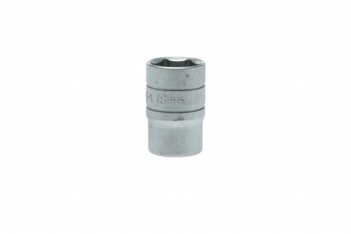 Produktfoto 1 von Teng Tools 1/2 in 6-Kant Buchse SW 18 mm 12-Kant x 38 mm
