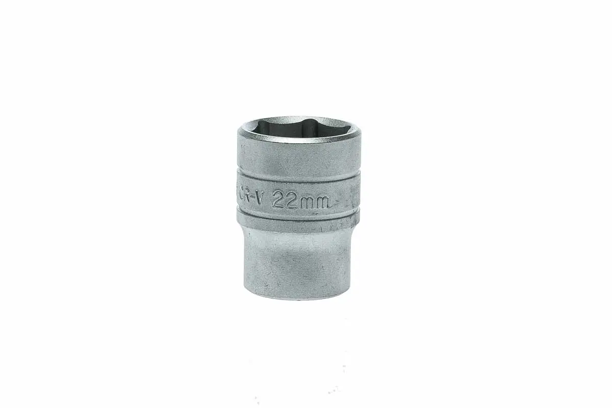 Produktfoto 1 von Teng Tools 1/2 in 6-Kant Buchse SW 22 mm 12-Kant x 40 mm