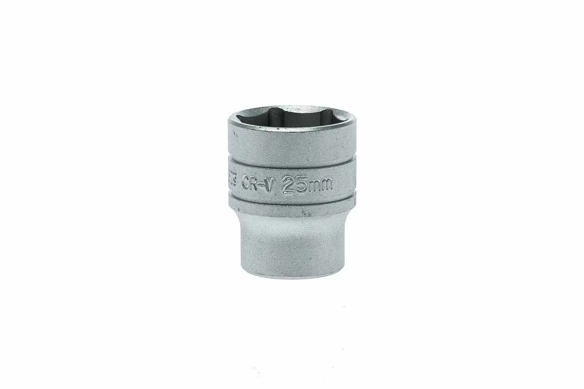 Produktfoto 1 von Teng Tools 1/2 in 6-Kant Buchse SW 25 mm 12-Kant x 40 mm