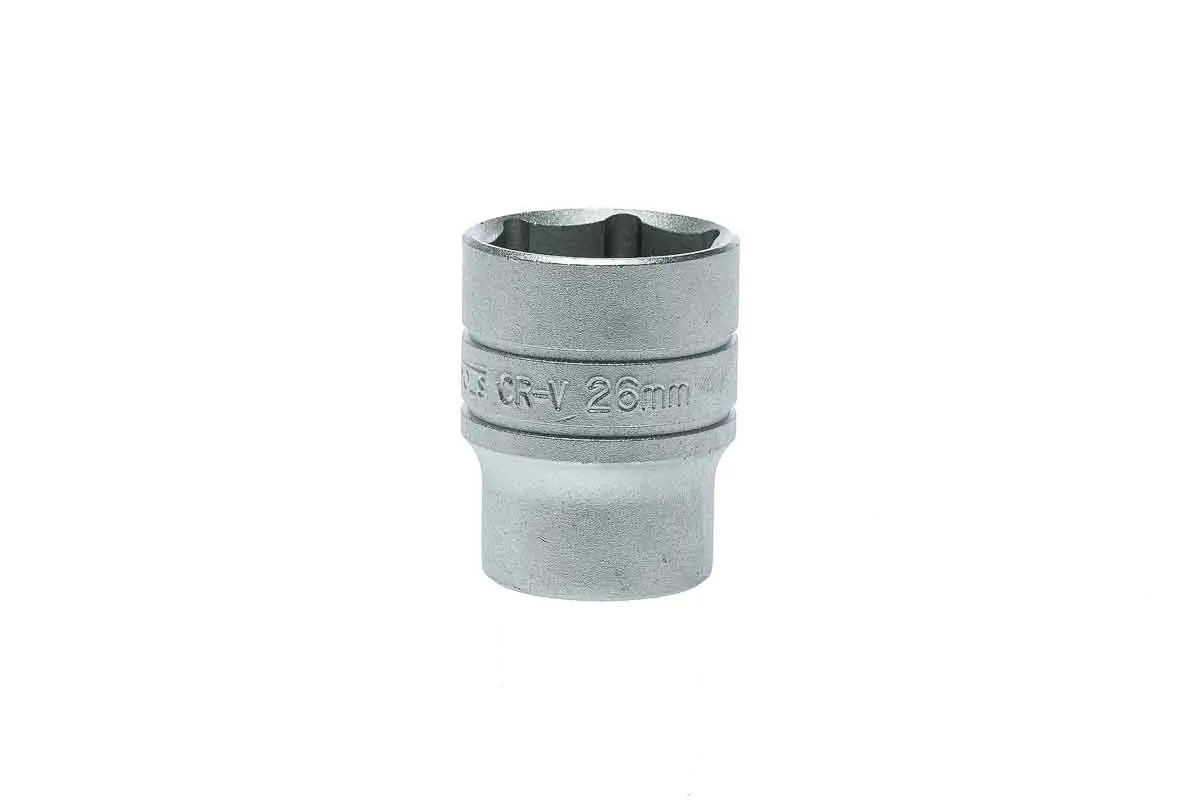Produktfoto 1 von Teng Tools 1/2 in 6-Kant Buchse SW 26 mm 12-Kant x 40 mm
